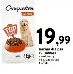 Intermarche Karma dla psa TOP BUDGET z wołowiną oferta