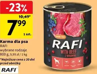 Intermarche Karma dla psa RAFI wybrane rodzaje oferta