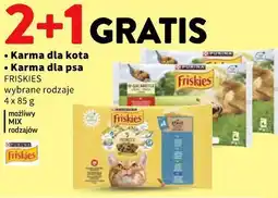 Intermarche Friskies Karma dla kota / Karma dla psa 4x85g (2+1 gratis) oferta