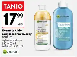 Intermarche Kosmetyki do oczyszczania twarzy Garnier oferta