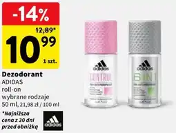 Intermarche ADIDAS Dezodorant roll-on oferta
