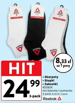 Intermarche Skarpety/Stopki/Zakostki REEBOK (3-pack) oferta