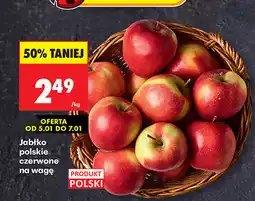 Biedronka Jabłko polskie czerwone na wagę oferta