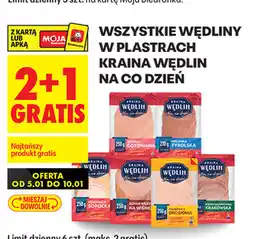 Biedronka Wędliny w plastrach Kraina Wędlin na co dzień oferta