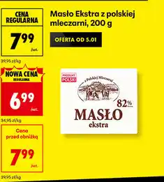 Biedronka Masło Ekstra z polskiej mleczarni oferta