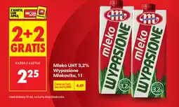 Biedronka Mleko UHT 3,2% Wypasione Mlekovita oferta