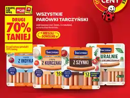 Biedronka Parówki Tarczyński (z indyka, z kurczaka, z szynki, naturalnie z kurczaka) oferta
