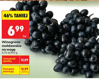 Biedronka Winogrono mołdawskie na wagę oferta