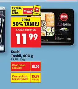 Biedronka Sushi Toshii oferta