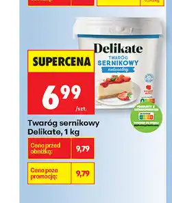 Biedronka Twarożek Delikatny President oferta