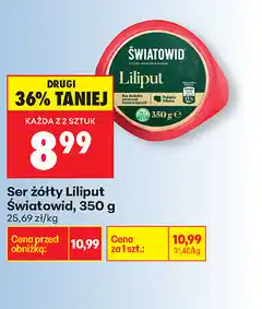 Biedronka Ser żółty Liliput Światowid oferta
