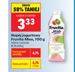 Biedronka Napój jogurtowy Fruvita Mix oferta