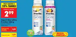 Biedronka Jogurt Skyr pitny Fruvita, 330 g (wanilia, mango-marakuja) oferta