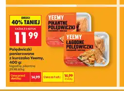 Biedronka Polędwiczki panierowane z kurczaka Yeemy, 400 g: łagodne, pikantne oferta