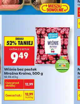 Biedronka Wiśnie bez pestek Mroźna Kraina oferta