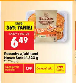Biedronka Racuchy z jabłkami Nasze Smaki oferta
