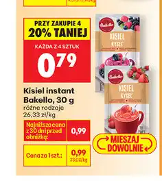 Biedronka Kisiel instant Bakello oferta
