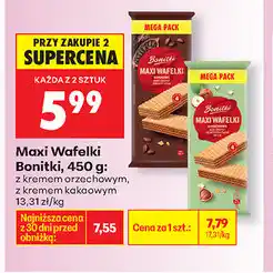 Biedronka Maxi Wafelki Bonitki oferta