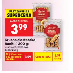 Biedronka Kruche ciasteczka Bonitki oferta