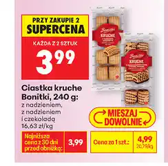 Biedronka Ciastka kruche Bonitki oferta