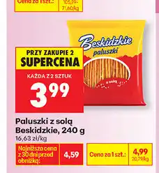 Biedronka Paluszki z solą Beskidzkie oferta