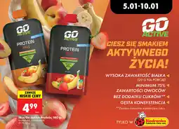 Biedronka Mus Go Active Protein, 180 g (truskawka, brzoskwinia) oferta