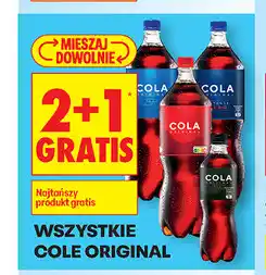 Biedronka Cole Original - Napój gazowany, 1.5 l (2+1 gratis) oferta
