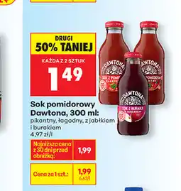 Biedronka Sok pomidorowy Dawtona oferta