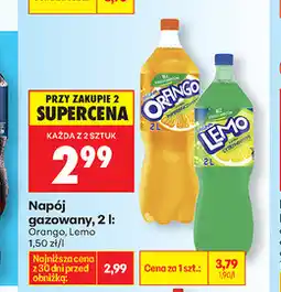 Biedronka Napój gazowany, 2 l (Oronjo, Lemo) oferta