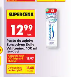 Biedronka Sensodyne Daily Whitening oferta