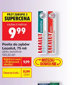 Biedronka Pasta do zębów Lacalut oferta