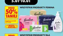 Biedronka Produkty Femina (różne rodzaje) oferta