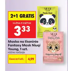 Biedronka Maska na tkaninie Fantasy Mask Niuqi Young, 1 szt oferta