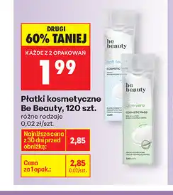 Biedronka Płatki kosmetyczne Be Beauty, 120 szt oferta