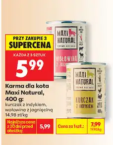 Biedronka Karma dla kota Maxi Natural oferta