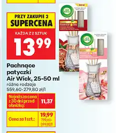 Biedronka Pachnące patyczki Air Wick oferta