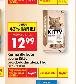 Biedronka Karma dla kota sucha Kitty bez dodatku zbóż oferta