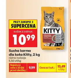Biedronka Sucha karma dla kota Kitty oferta