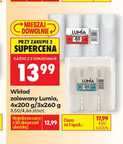 Biedronka Wkład zalewany Lumia, 4x200 g/3x260 g oferta