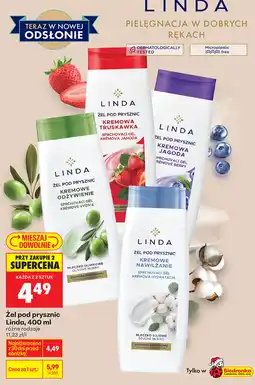 Biedronka Żel pod prysznic Linda, 400 ml (różne rodzaje) oferta