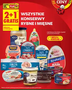 Biedronka Wszystkie konserwy rybne i mięsne oferta