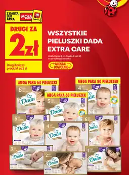 Biedronka Wszystkie pieluszki Dada Extra Care oferta