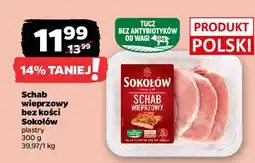 Netto Schab wieprzowy bez kości plastry Sokołów oferta