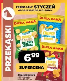 Netto Chipsy paprykowe Snaxters oferta