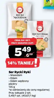 Netto Ser rycki edam naturalnie wędzony Ryki oferta