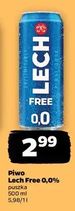 Netto Piwo Lech Free oferta