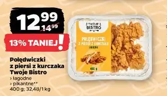 Netto Polędwiczki z piersi kurczaka pikantne Twoje Bistro oferta