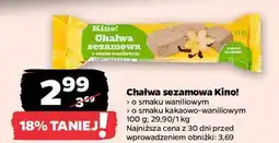 Netto Chałwa sezamowa kakaowo- waniliowa Kino! oferta