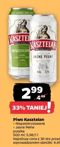 Netto Piwo Kasztelan Jasne Pełne oferta