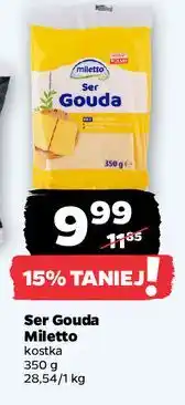 Netto Ser gouda Miletto oferta